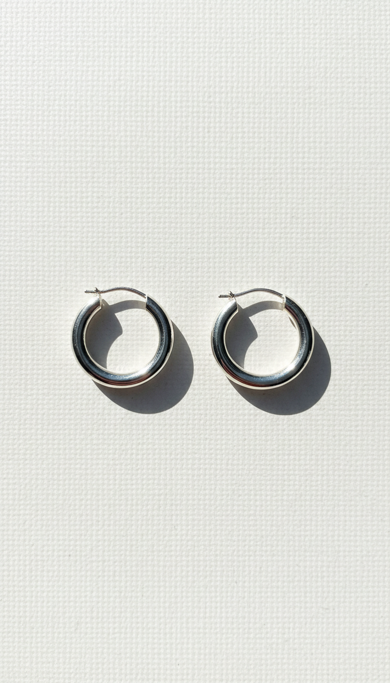 Sterling Silver Hoop Earrings II Cheri