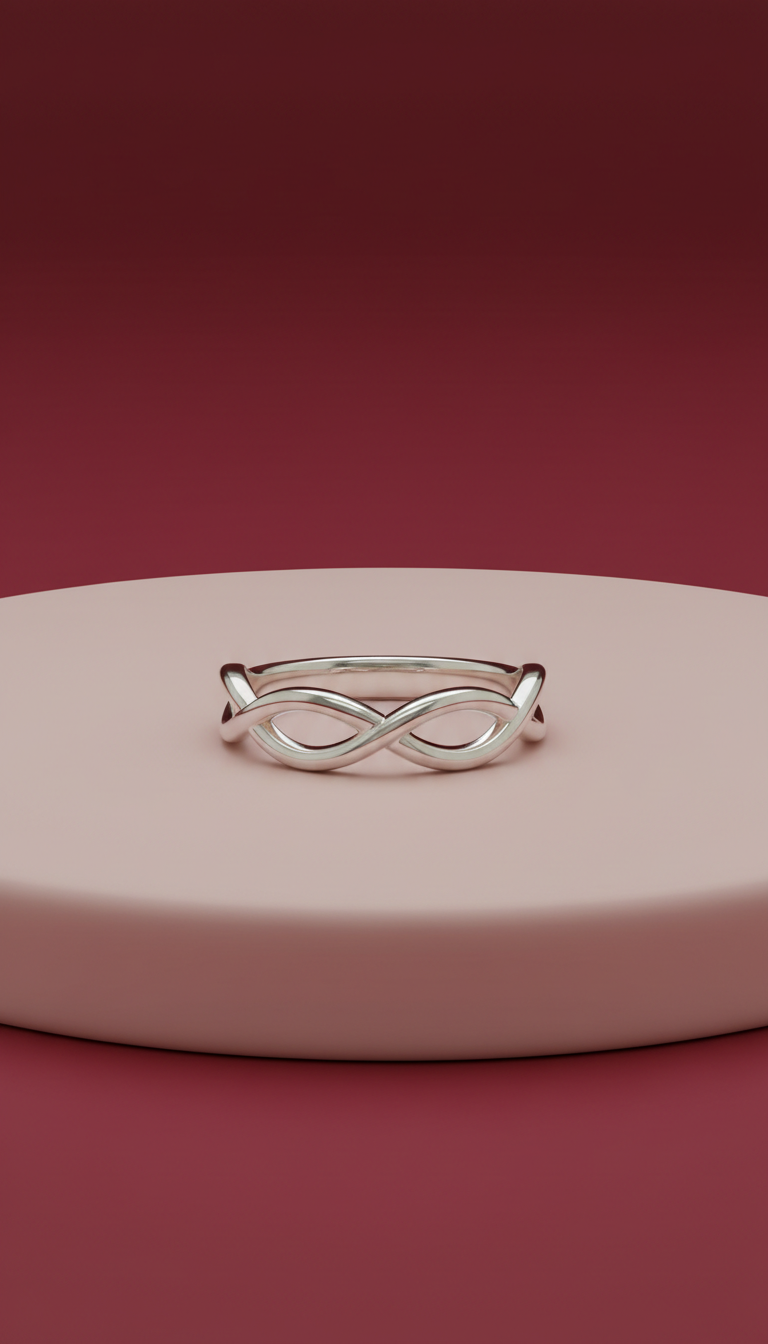 Sterling Silver Infinity Band Ring II Cheri