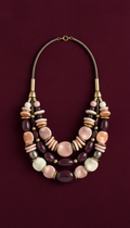 Blush Porcelain Layered Necklace II Cheri