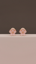 Cherry Blossom Stud Earrings